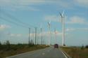Tuulivoimalat Hailuodon tien varrella